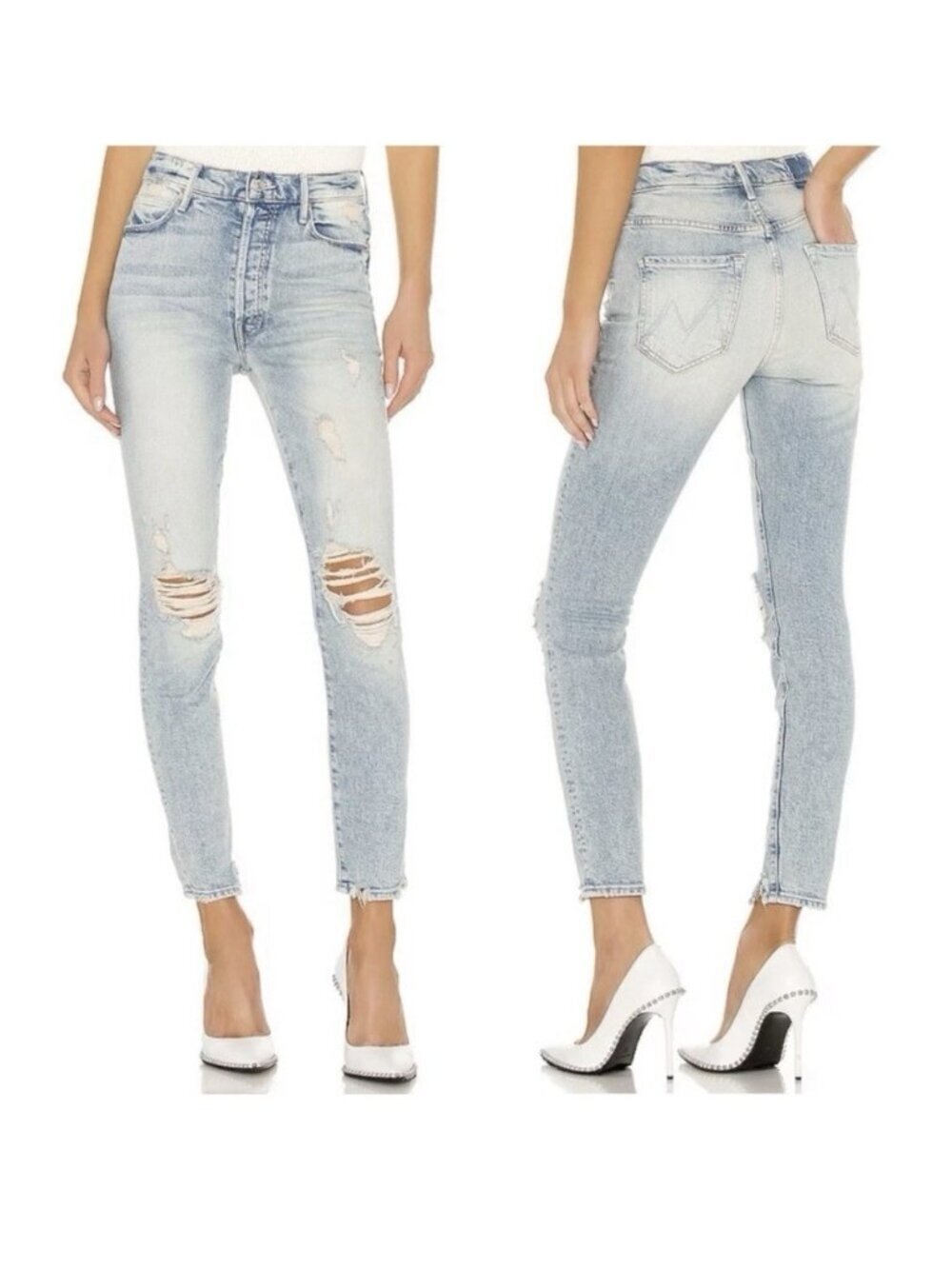 Mother Superior Super Stunner Ankle in Say Amen Again Size 10/30 Distressed